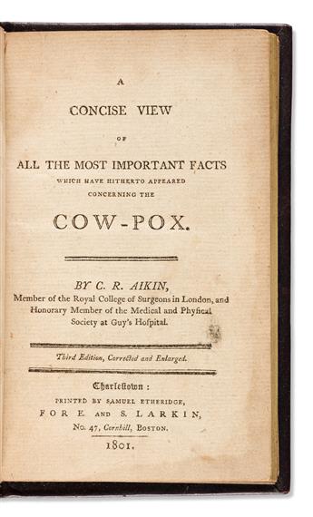 Small Pox and Cow Pox: Three American Titles.